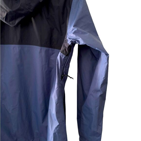 Columbia Blue Hooded Zip Rain Jacket XL NWOT 6 0470 - Picture 7 of 9